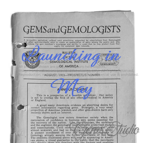 Gems and Gemologists August 1933