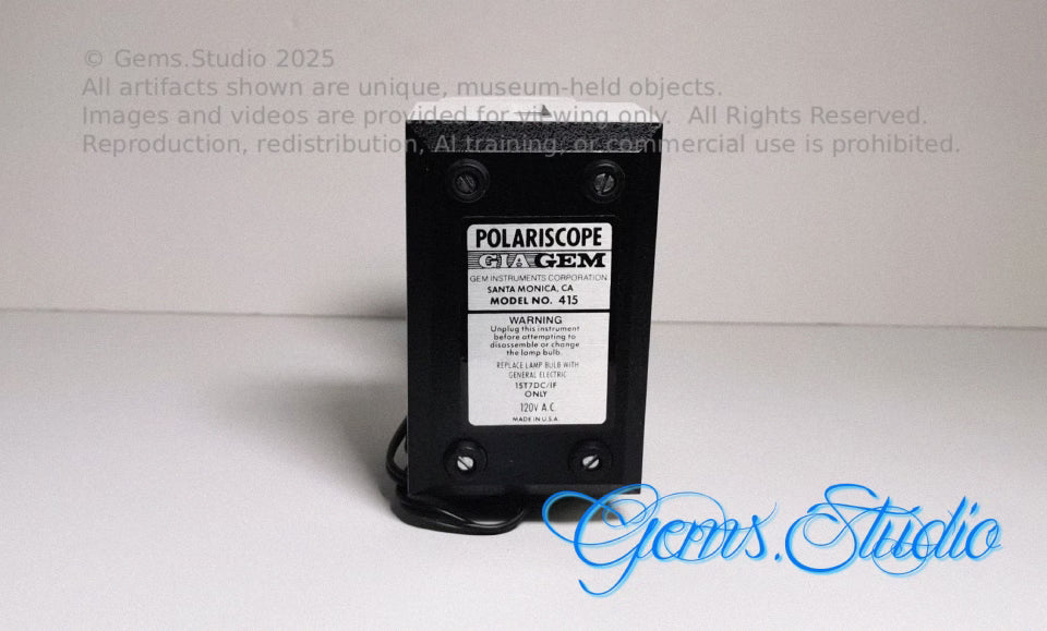 Gem Instrument No. 415 Polariscope (White) c.1996