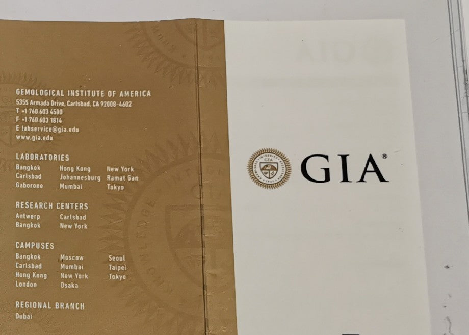 Gem Report - Gemological Institute of America