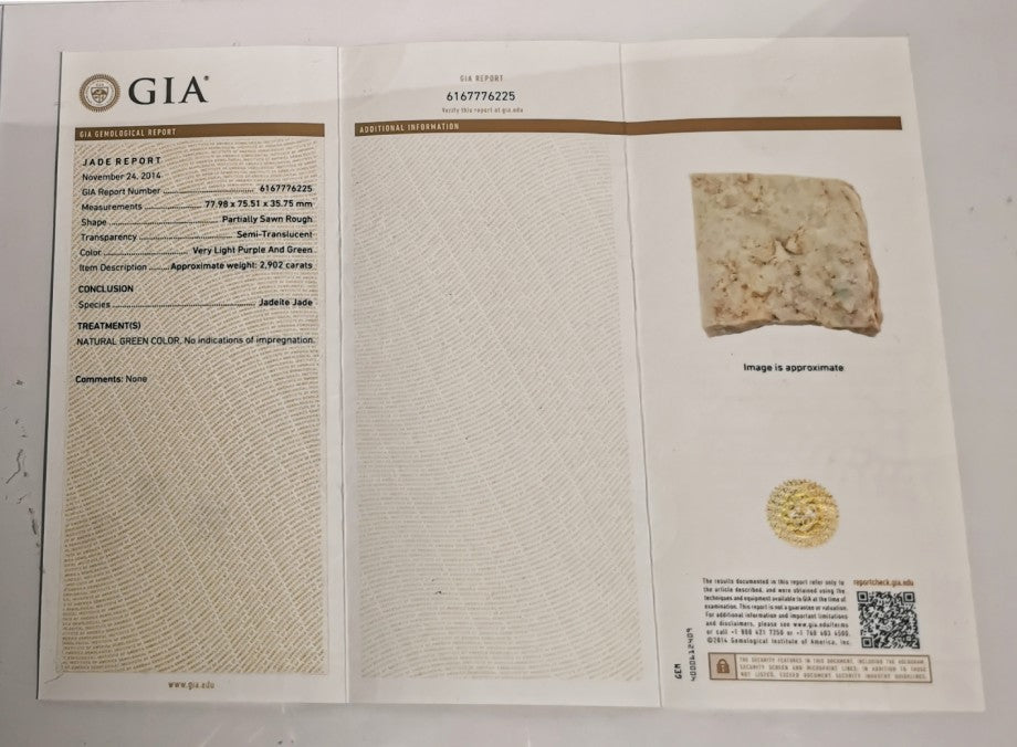Gem Report - Gemological Institute of America