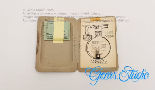 A.D. Leveridge Gauge: High Setting & Small Aperture Accessory (c.1965)